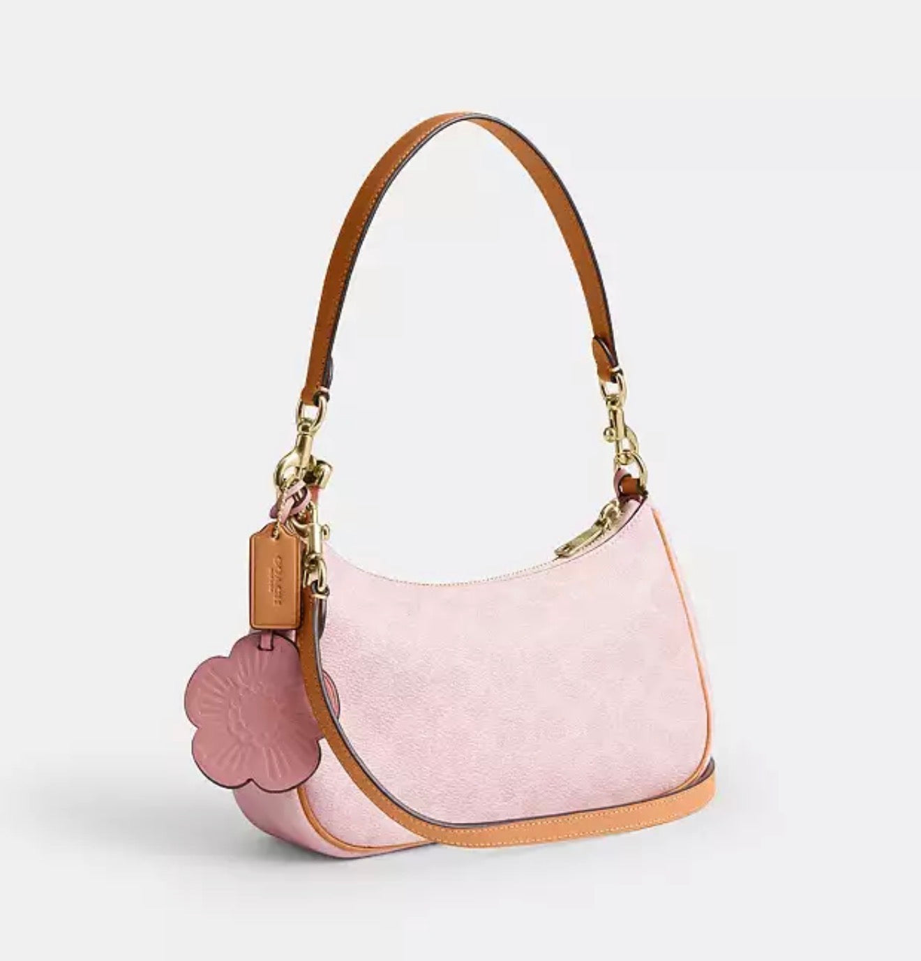 NWT Coach Powder Pink Teri Shoulder Bag