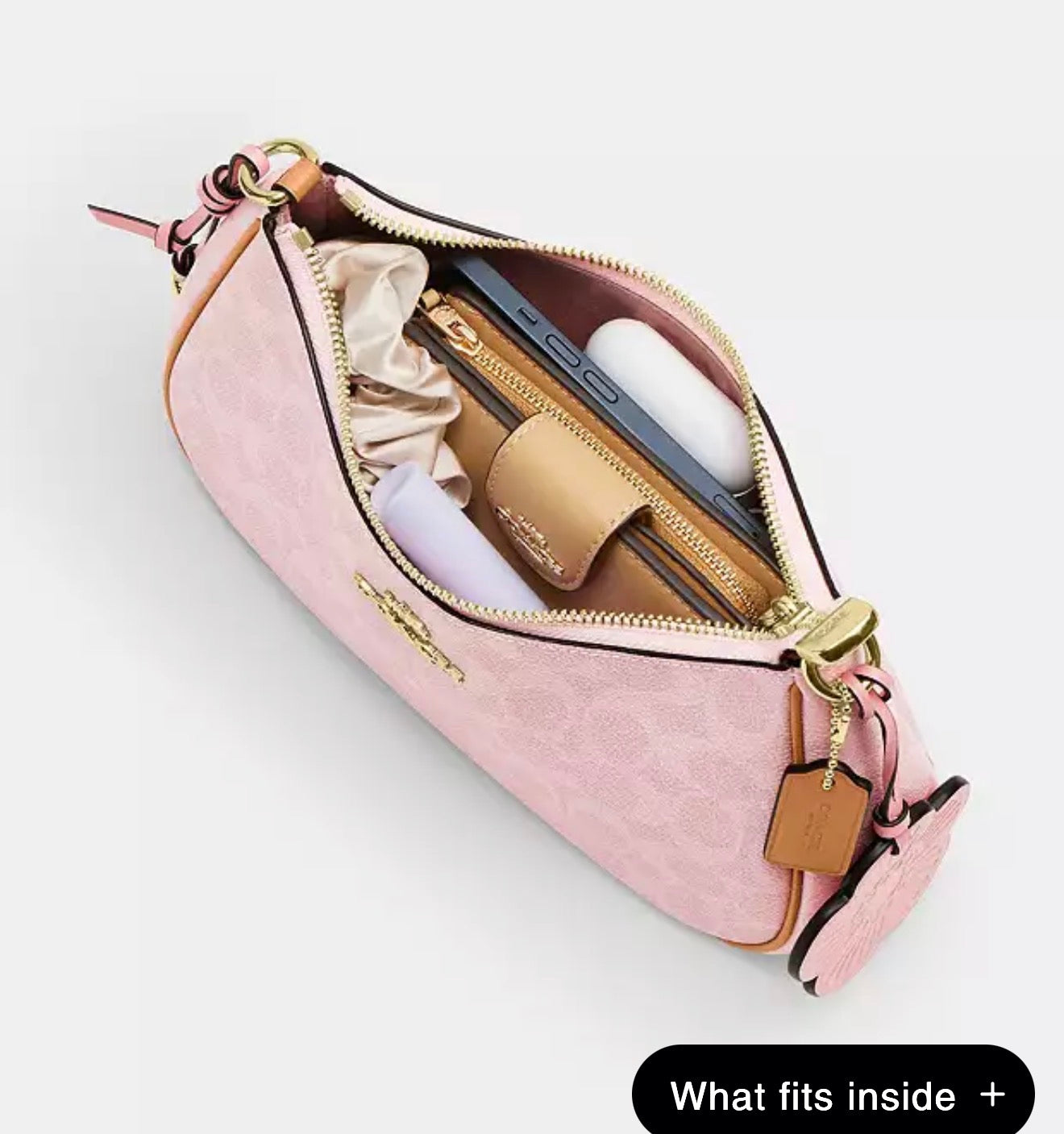 NWT Coach Powder Pink Teri Shoulder Bag