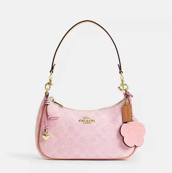 NWT Coach Powder Pink Teri Shoulder Bag
