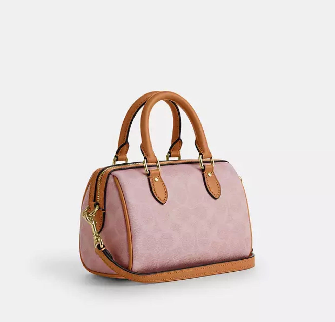 Mini Rowan Crossbody Bag In Signature Canvas With Charms