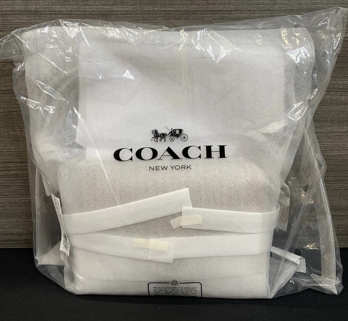 Coach Chain Tabby Shoulder/Hand  Bag(B4/SAND) Sued Chain Tabby. New!