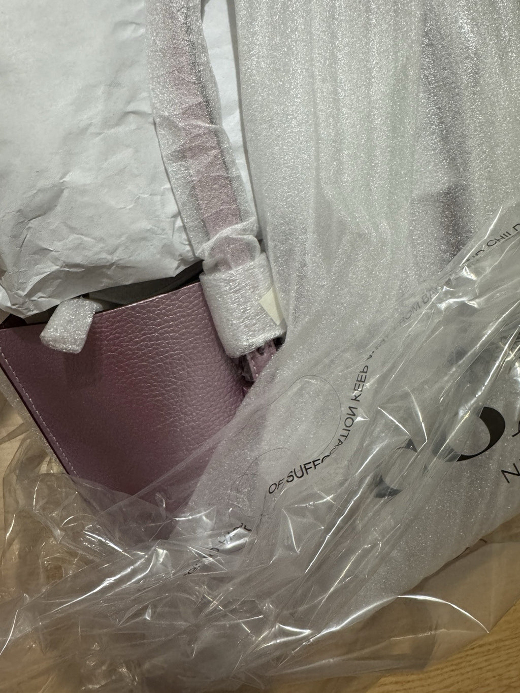 NWT Coach Mollie Tote Bag 25 Metallic Pink