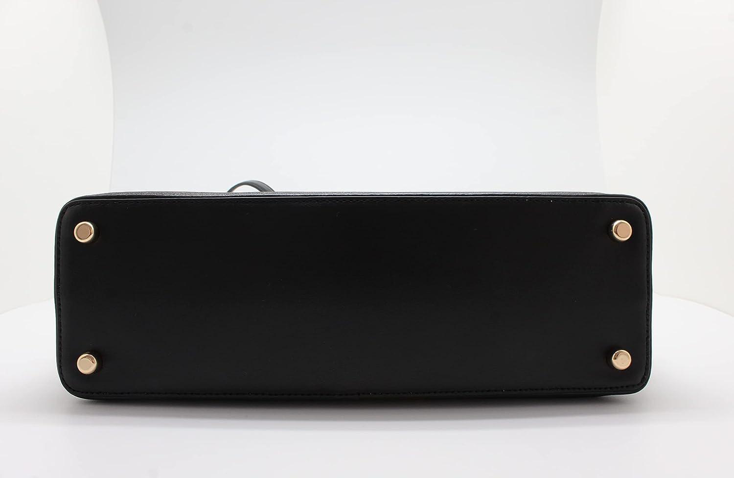 NEW Coach Katy Satchel In Signature Canvas (IM/Brown Black)