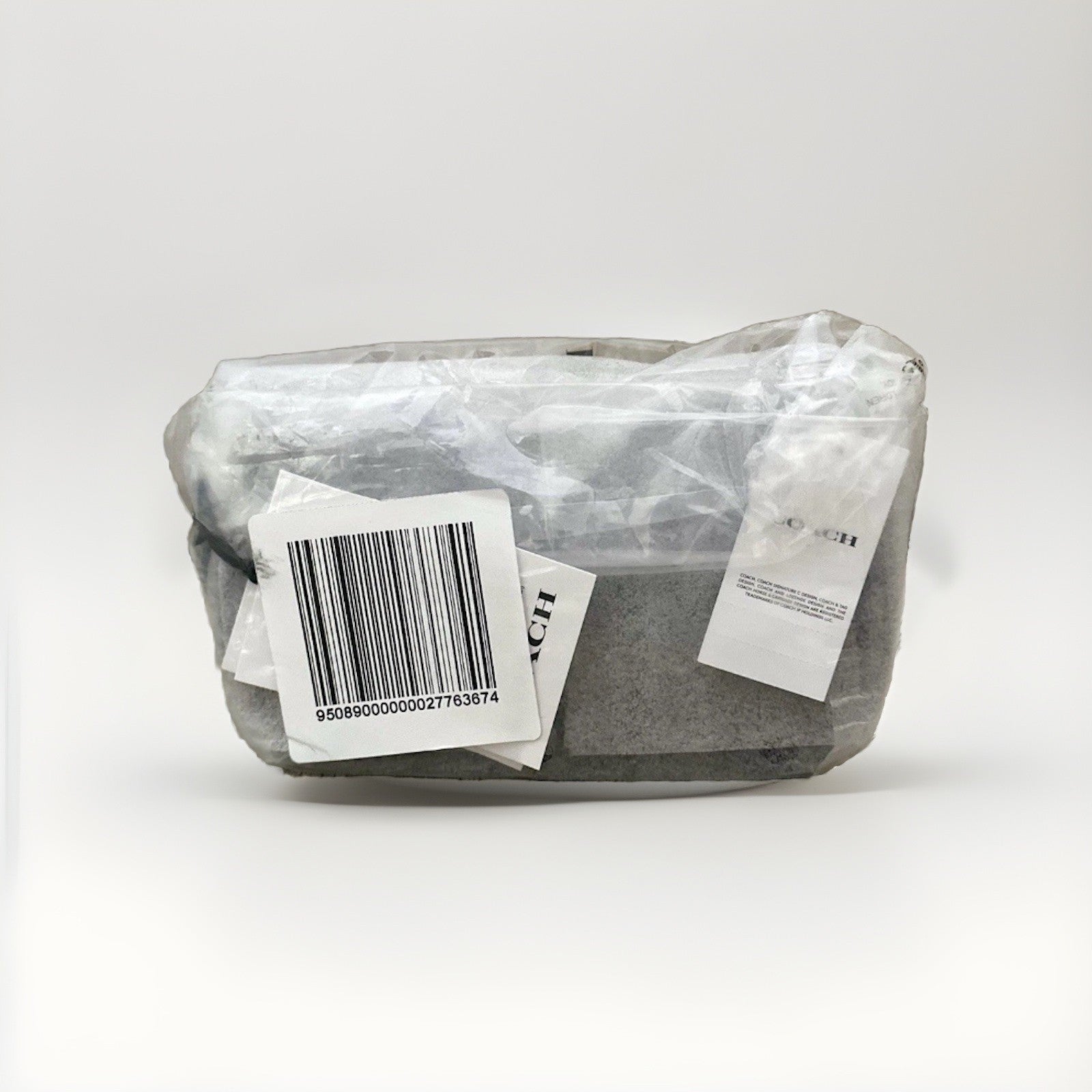 NWT Coach Swinger 20 Bag With Chain In Crystal Signature Jacquard CW568 Black