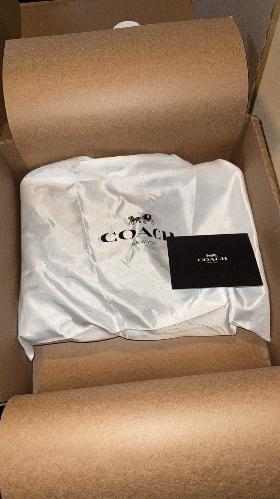 Coach Brooklyn 28 Medium Leather Shoulder Bag Brass/Maple. Brand New with Tags