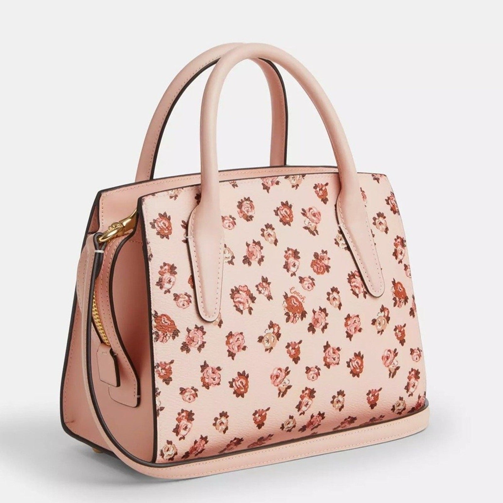 NWT ❤️ Coach Andrea Carryall Bag With Rose Print