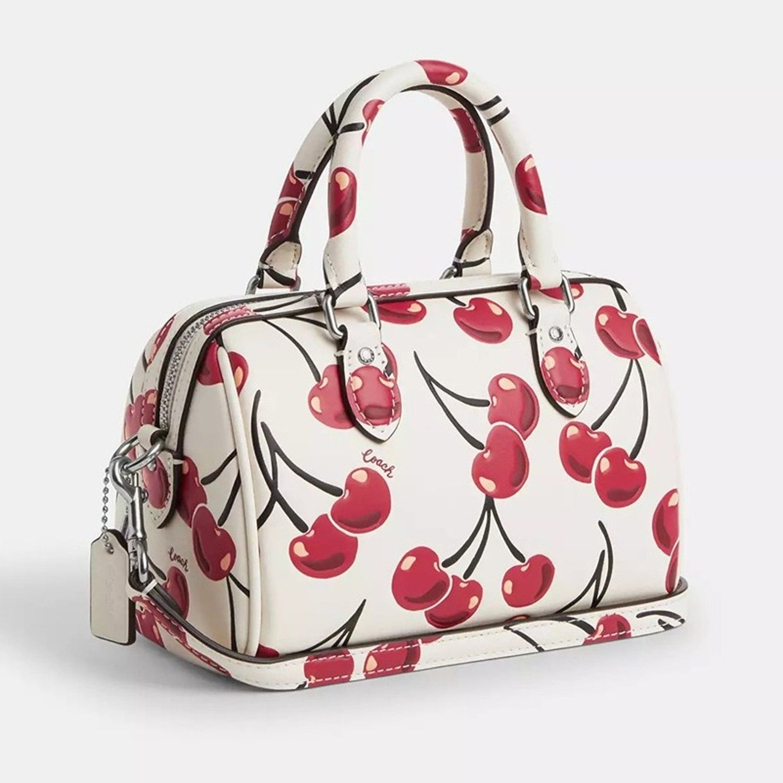 NWT Coach Mini Rowan Crossbody Bag With Cherry Print