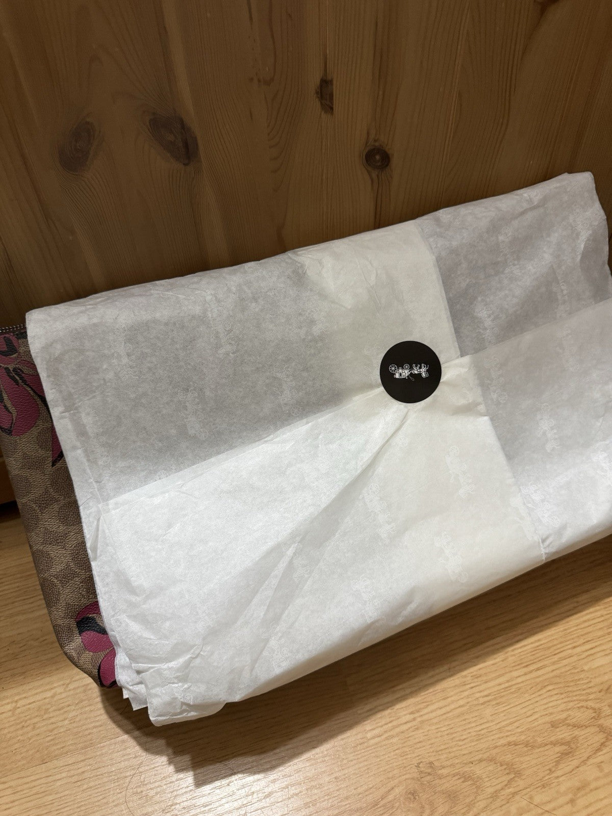 NWT Coach Gallery Tote Bag In Signature Canvas With Bow Print CZ174 🎁