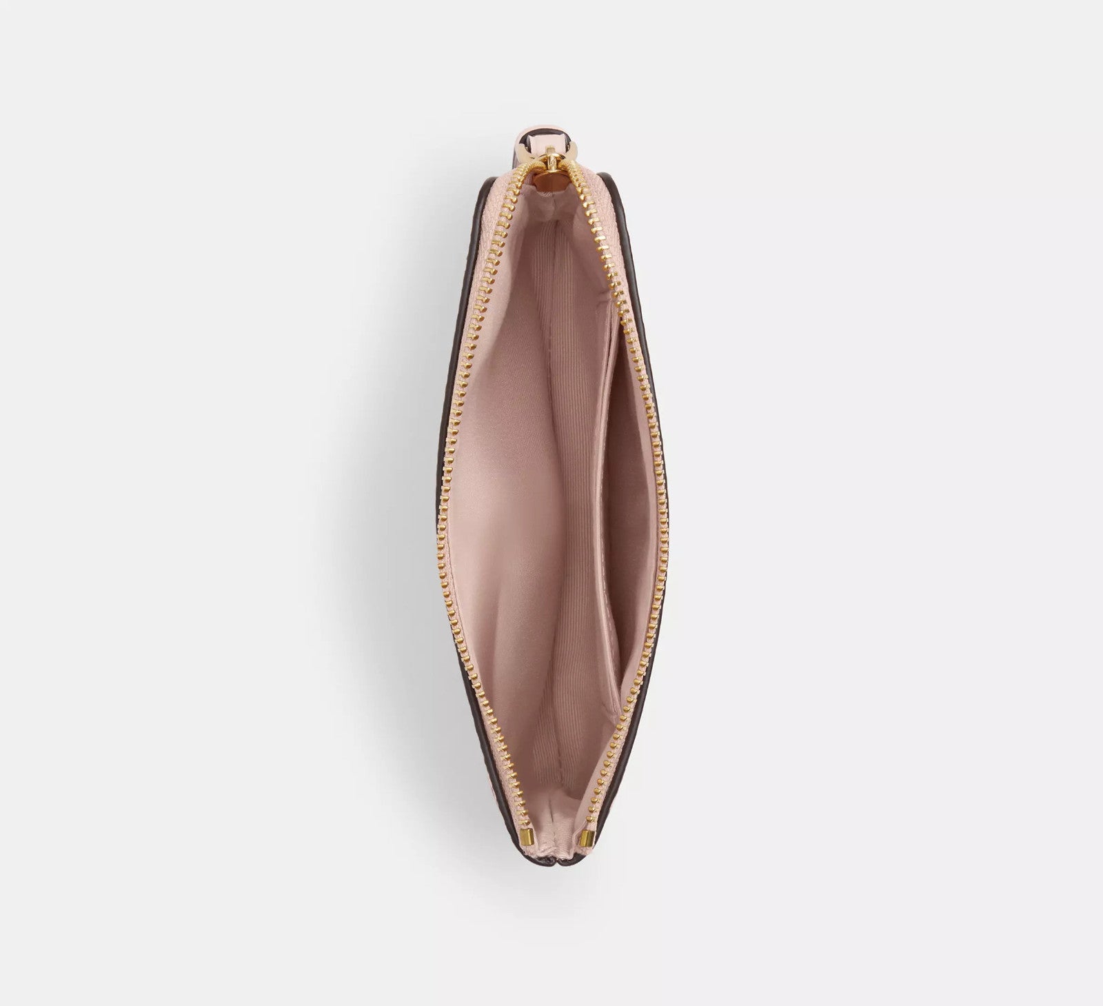 NWT COACH Corner Zip Wristlet Clutch Bag Rosette Print Blush Pink Multi CZ442 🌸