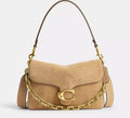 Coach Chain Tabby Shoulder/Hand  Bag(B4/SAND) Sued Chain Tabby. New!