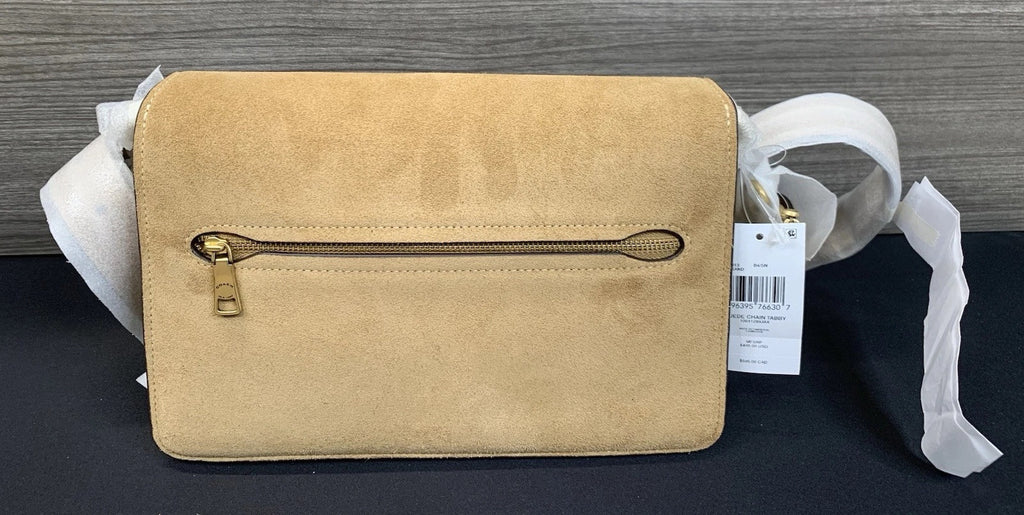 Coach Chain Tabby Shoulder/Hand  Bag(B4/SAND) Sued Chain Tabby. New!