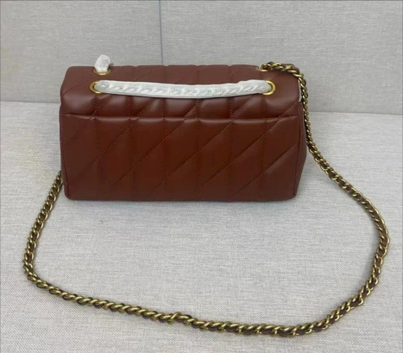 COACH Tabby 26 Quilted Shoulder Bag Leather Maple CP150 outlet NEW